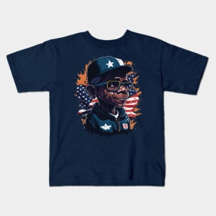 Patriotic President Kids T-Shirt